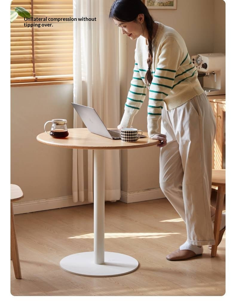 Oak Solid Wood Lifting Side Table