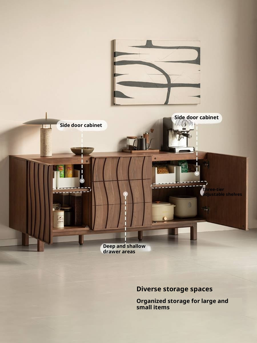 Black Walnut Solid Wood Antique Style Sideboard