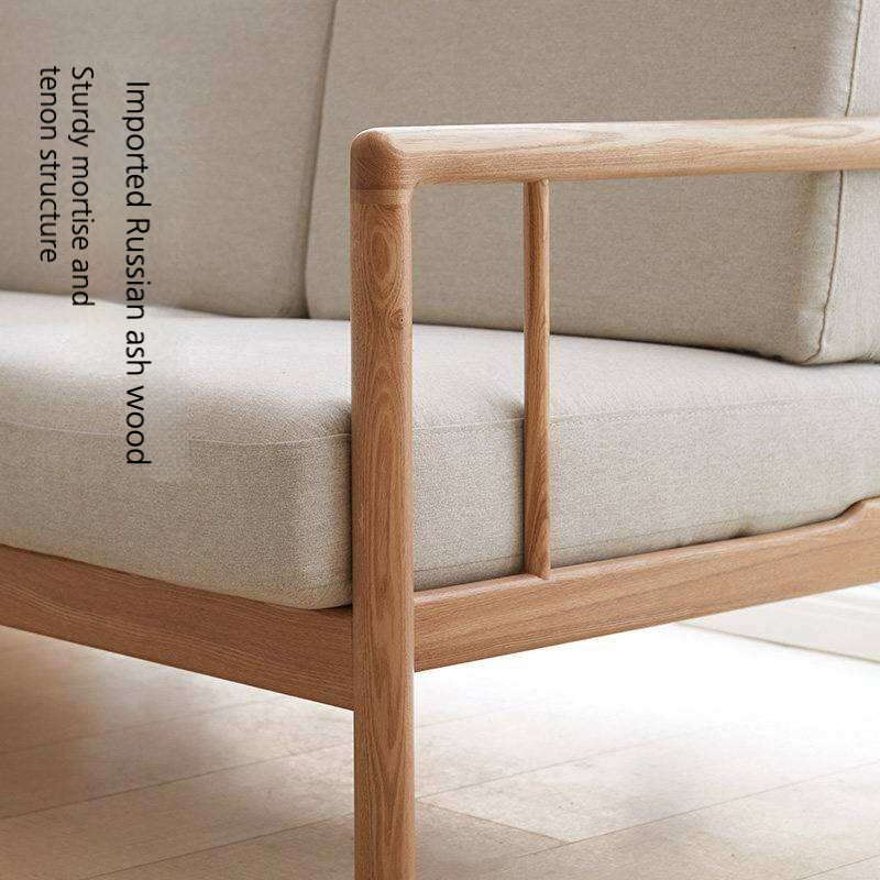 Ash Solid Wood Single Armchair