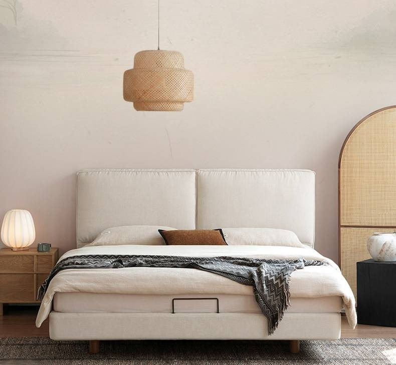 Fabric Suspended Bed Wabi Sabi Style