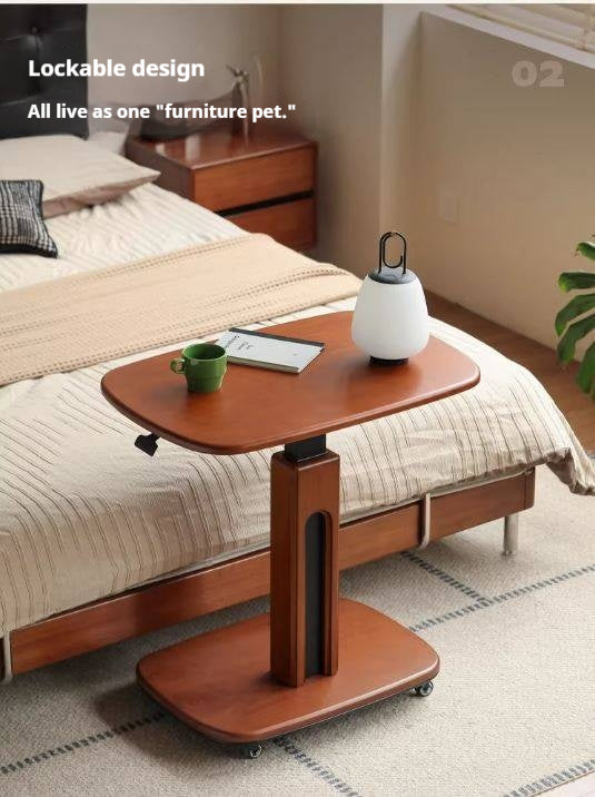 Tulipwood Solid Wood Lifting Medieval Style Side Table