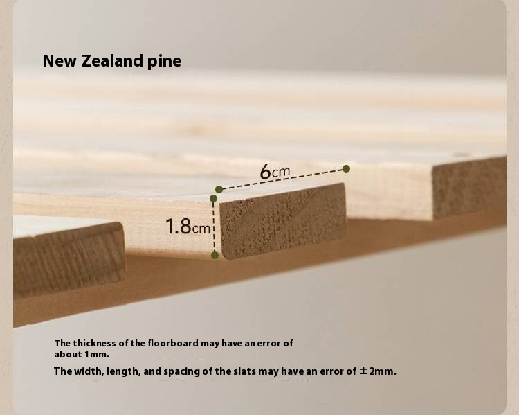 Poplar Solid Wood French Retro Bed