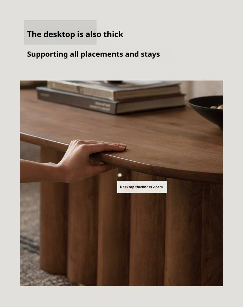 Mango Solid Wood Wabi Sabi Style Coffee Table