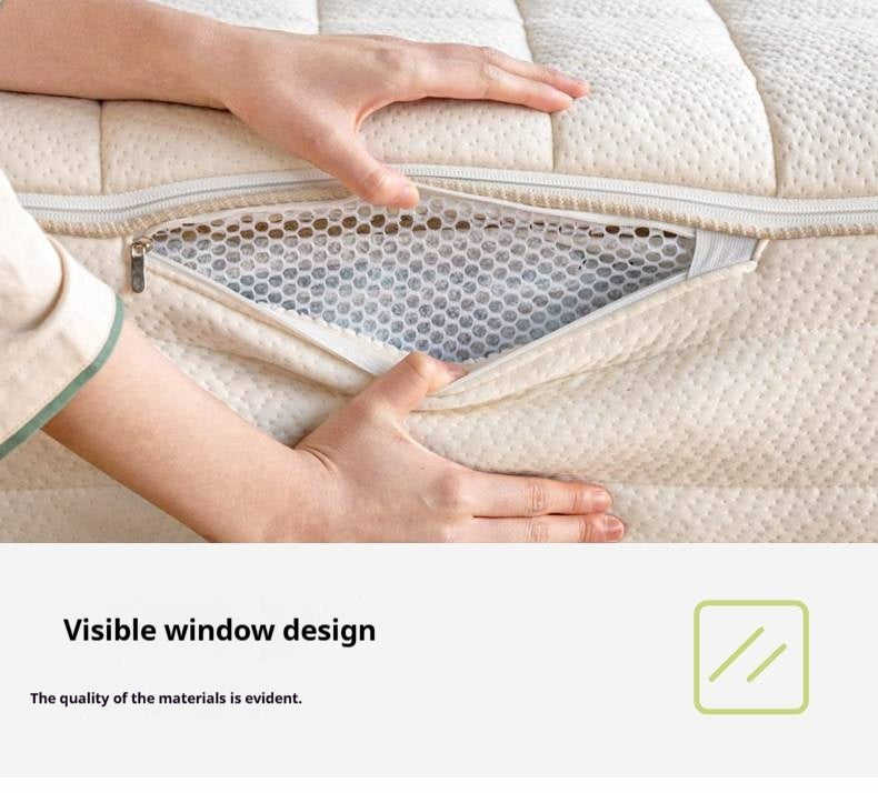 Zero-Glue Certified Natural Latex and Jute Mattress — Spring, Firm, Thick 22 cm