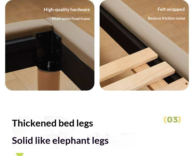 Kids Upholstered Montessori Platform Bed with Removable Washable Cover