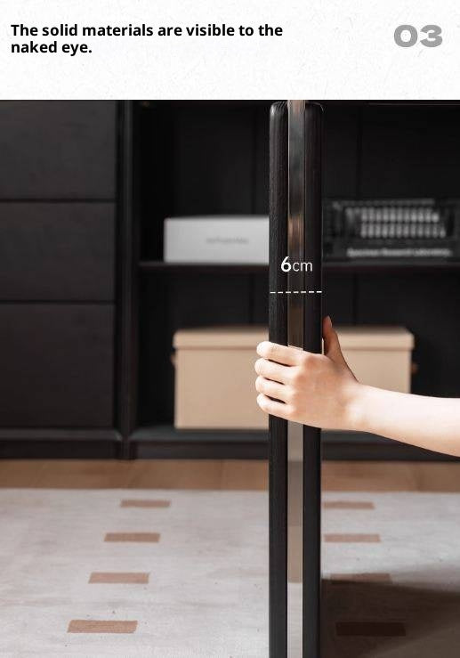 Oak Solid Wood Bauhaus Style Computer Desk