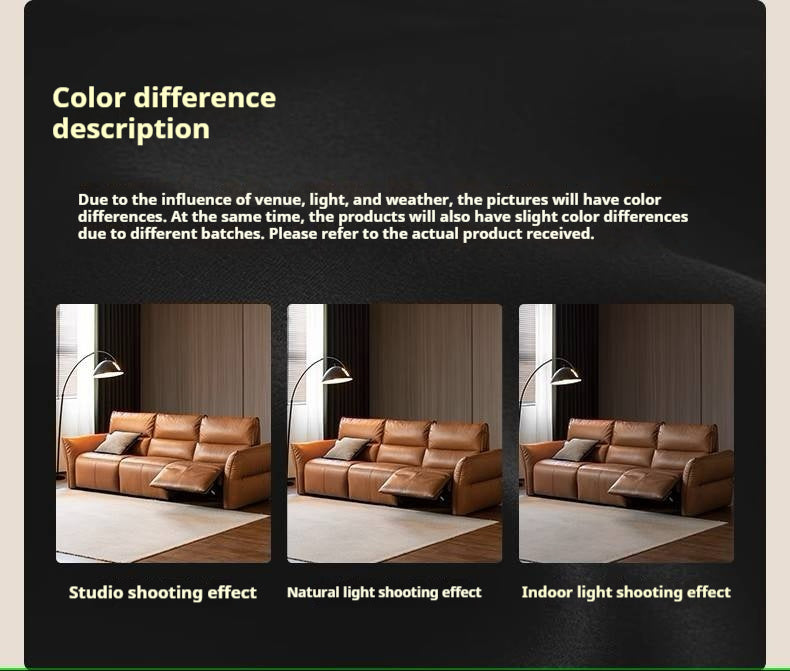 Leather Electric Luxury High Backrest Sofa,,,