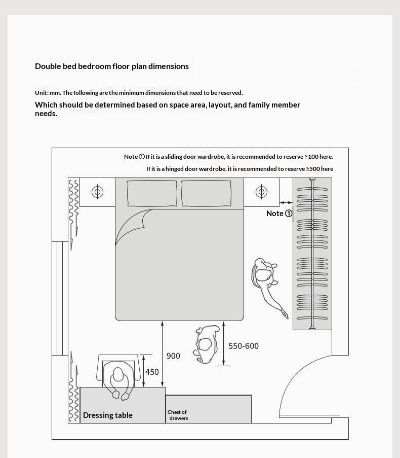 Oak Solid Wood Bed — Italian Light Luxury with White Genuine Leather and Soft Backrest