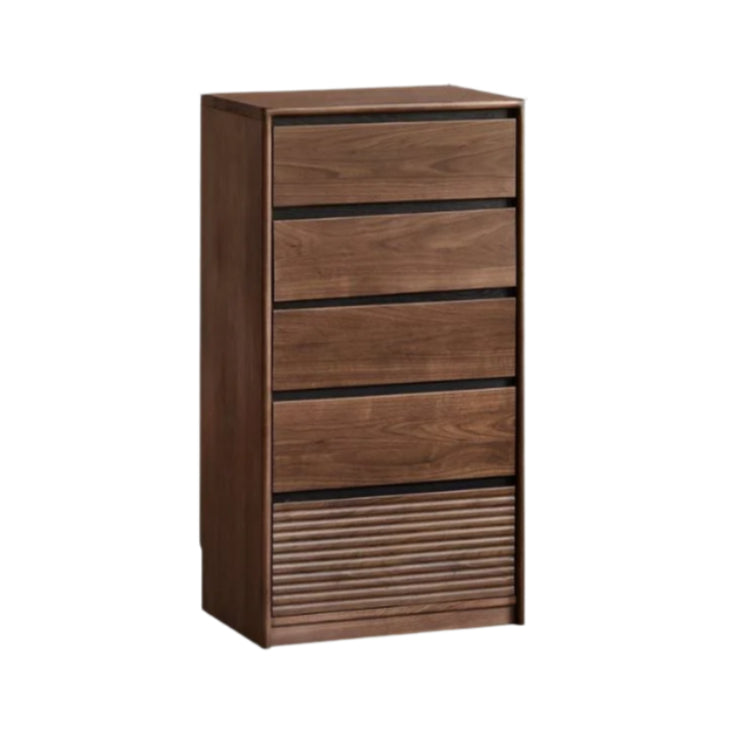 Black Walnut Solid Wood Italian Light Luxury Drawer