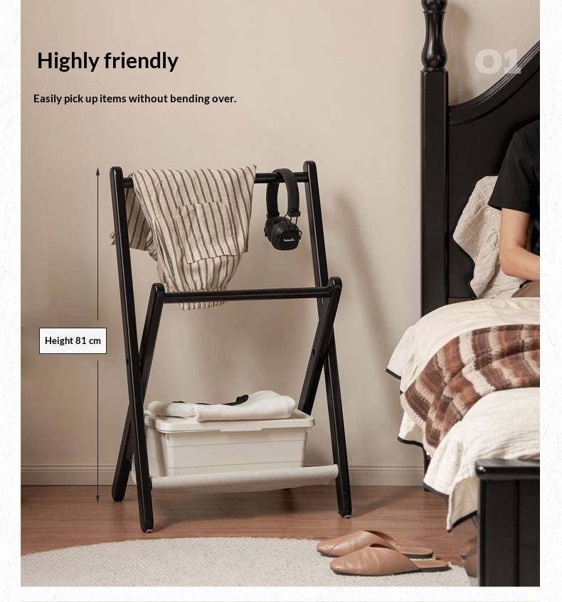 Solid Rubberwood Clothes Hanger