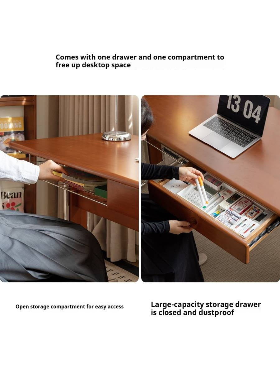 Poplar Solid Wood Bauhaus Style Office Desk