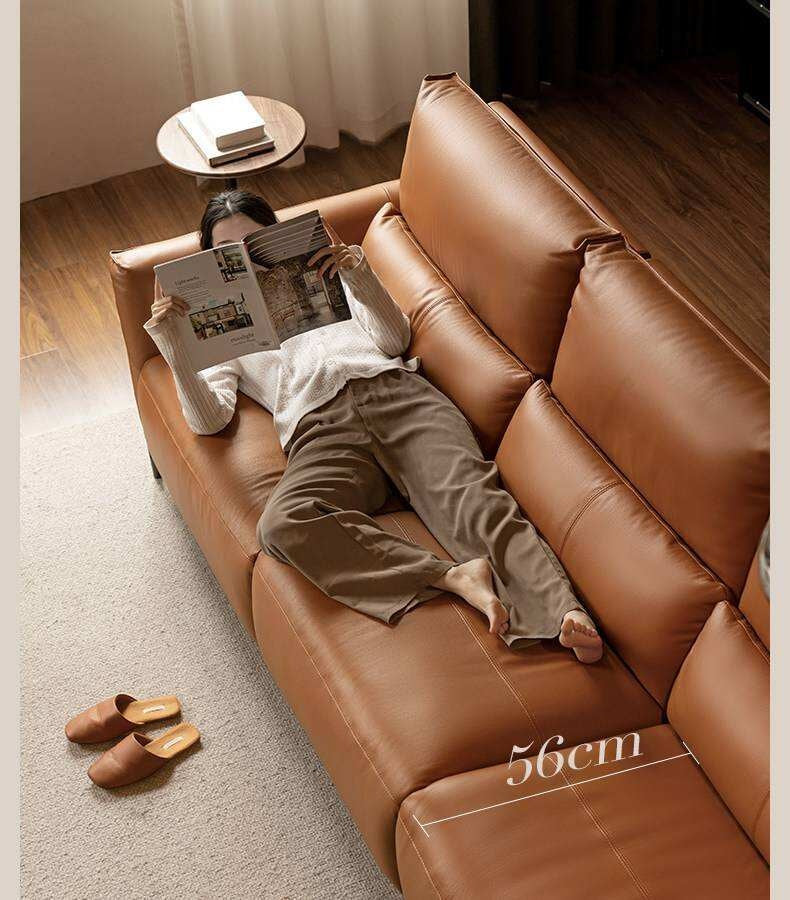 Genuine Leather Electric high back Sofa
