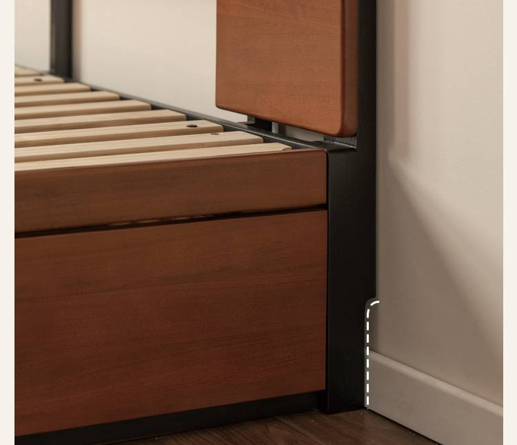 Poplar Solid Wood Bauhaus Box Bed