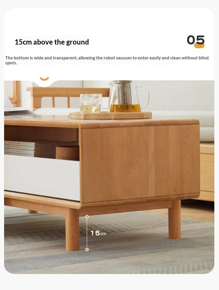 Beech Solid Wood Warm Coffee Table