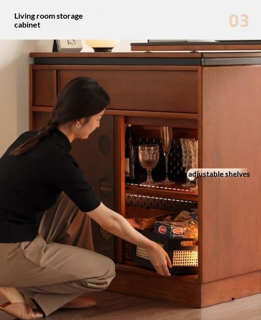 Tulipwood Solid Wood Vintage Style Stone Slab Bar Table