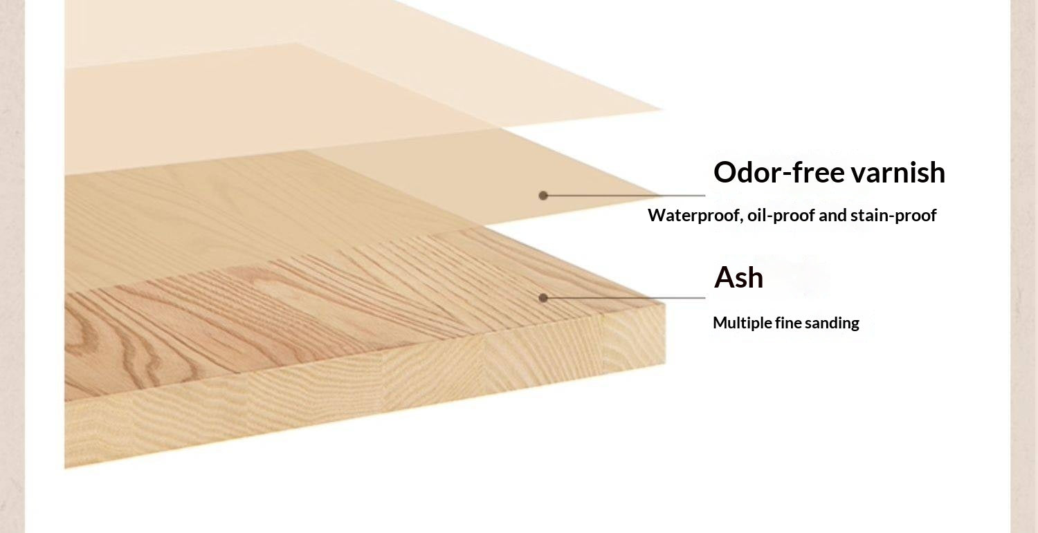 Ash Solid Wood Japanese Presidential Dining Chair