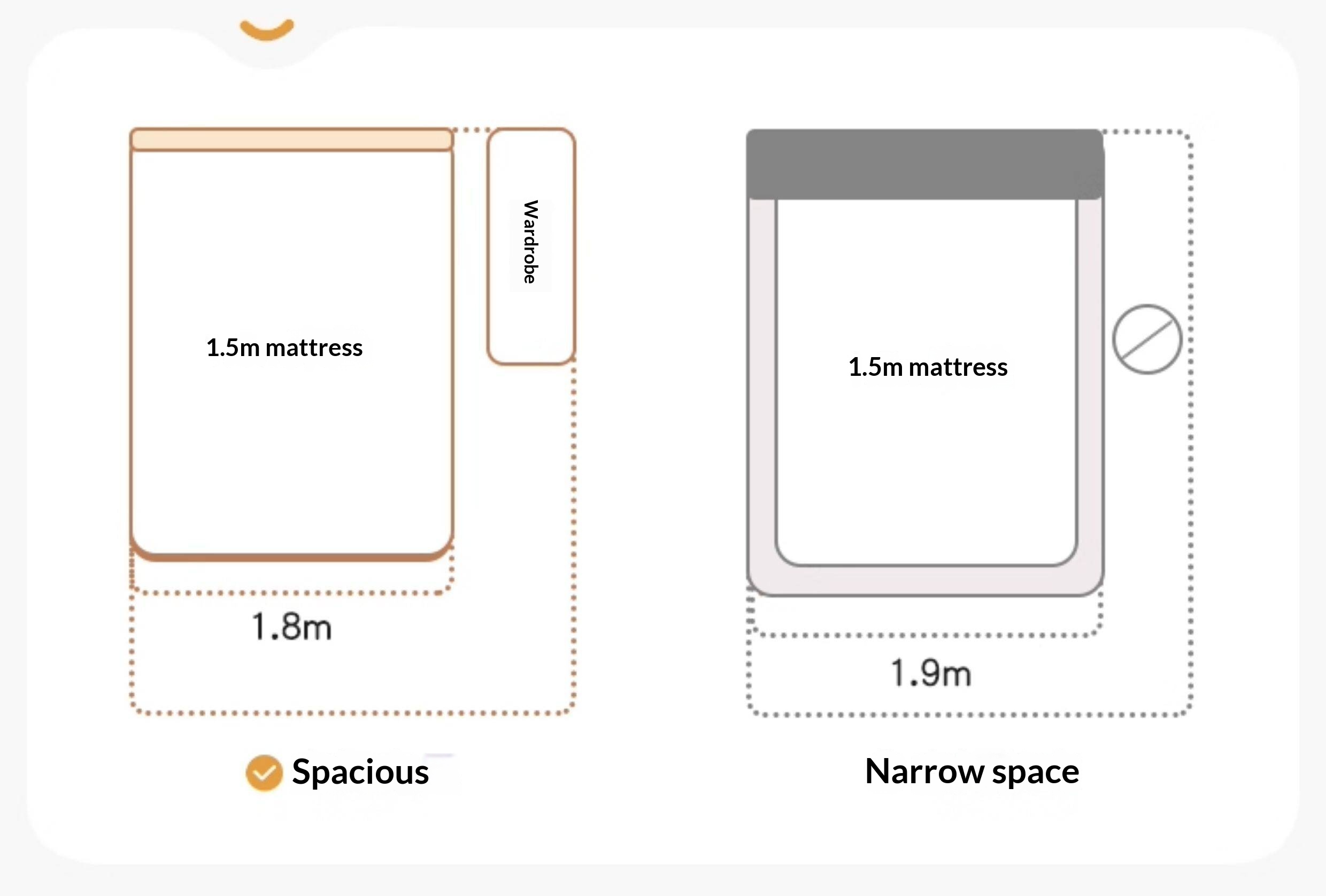 Beech Solid Wood Upholstered King Bed — Soft Headboard with Fabric Upholstery