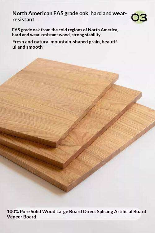 2pcs - Beech, Oak, Ash, Cherry Solid Wood, Solid RubberWood Foldable Nordic Square Stool