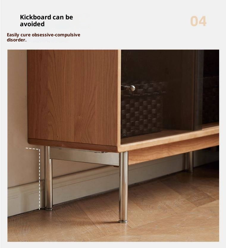 Poplar, Cherry Solid Wood Ancient Style Bookcase