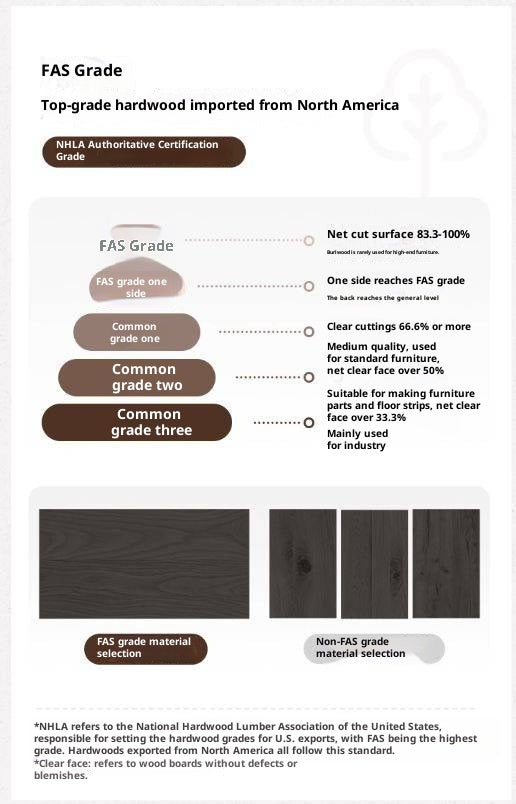 Oak Solid Wood Bauhaus Style Computer Desk