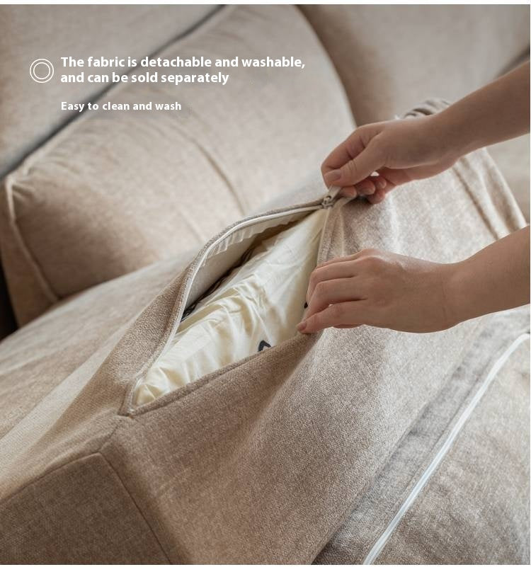 Oak Solid Wood high-back sofa