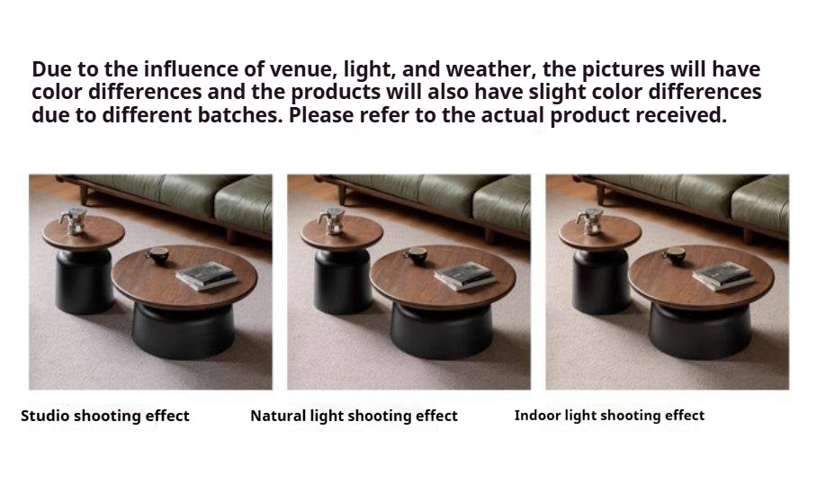 Black Walnut Solid Wood Italian Light Luxury Tea Table
