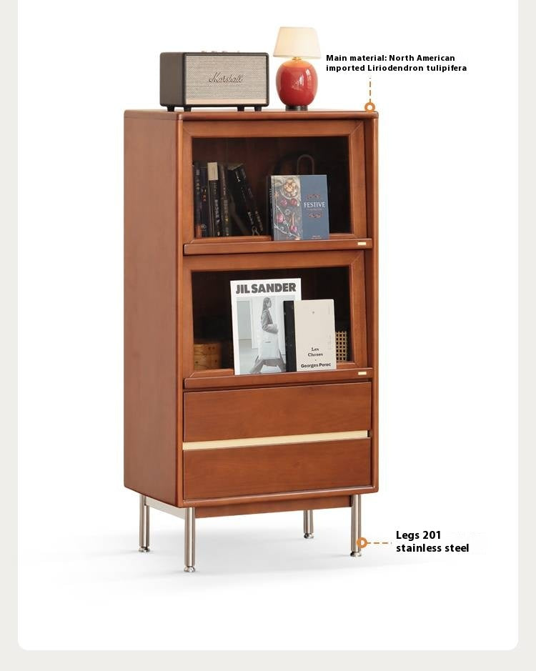 Poplar Solid Wood Ancient Style Side Cabinet.