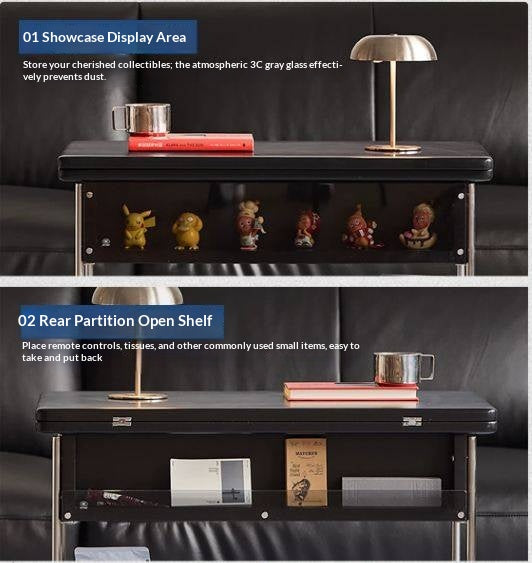Tulipwood Solid Wood Foldable Coffee Table with Mobile Design