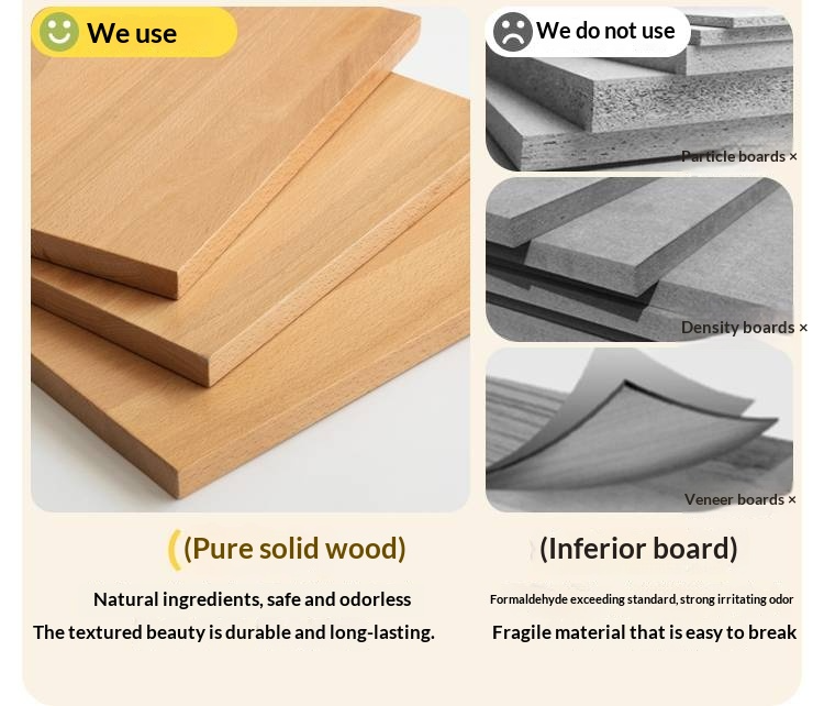 Rubberwood Children's Solid Wood Multifunctional Storage Loft Bed