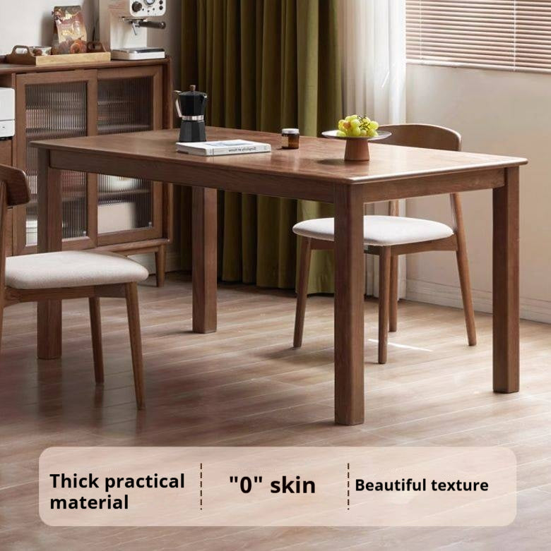 Oak Solid Wood Modern Dining Table