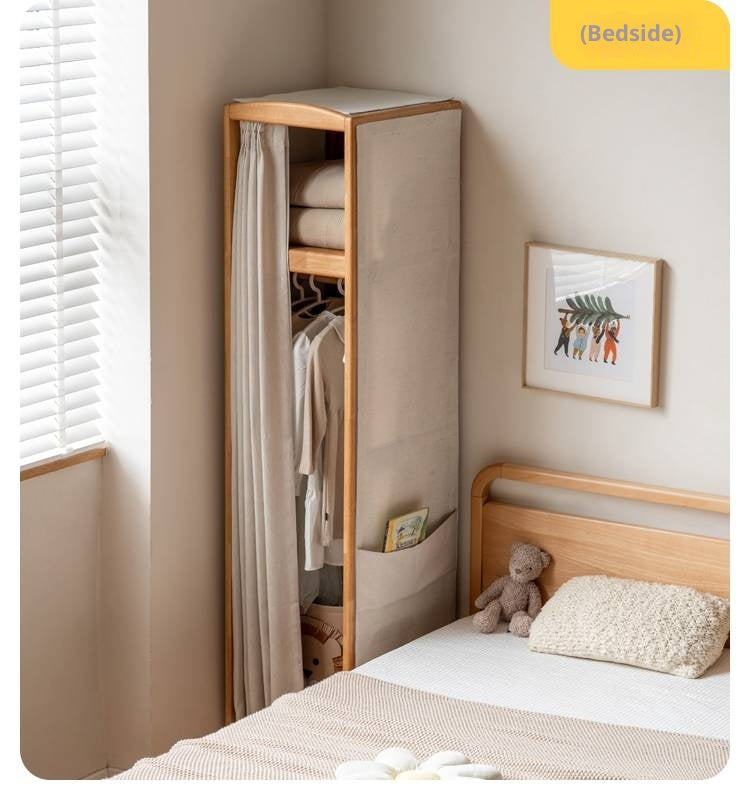 Birch Solid Wood Kids Wardrobe