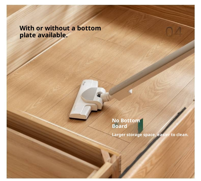 Oak Solid Wood Genuine Leather, Eco-leather Box Bed