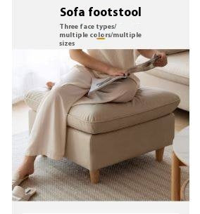 Fabric Soft Footstool Modern And Simple Footrest-