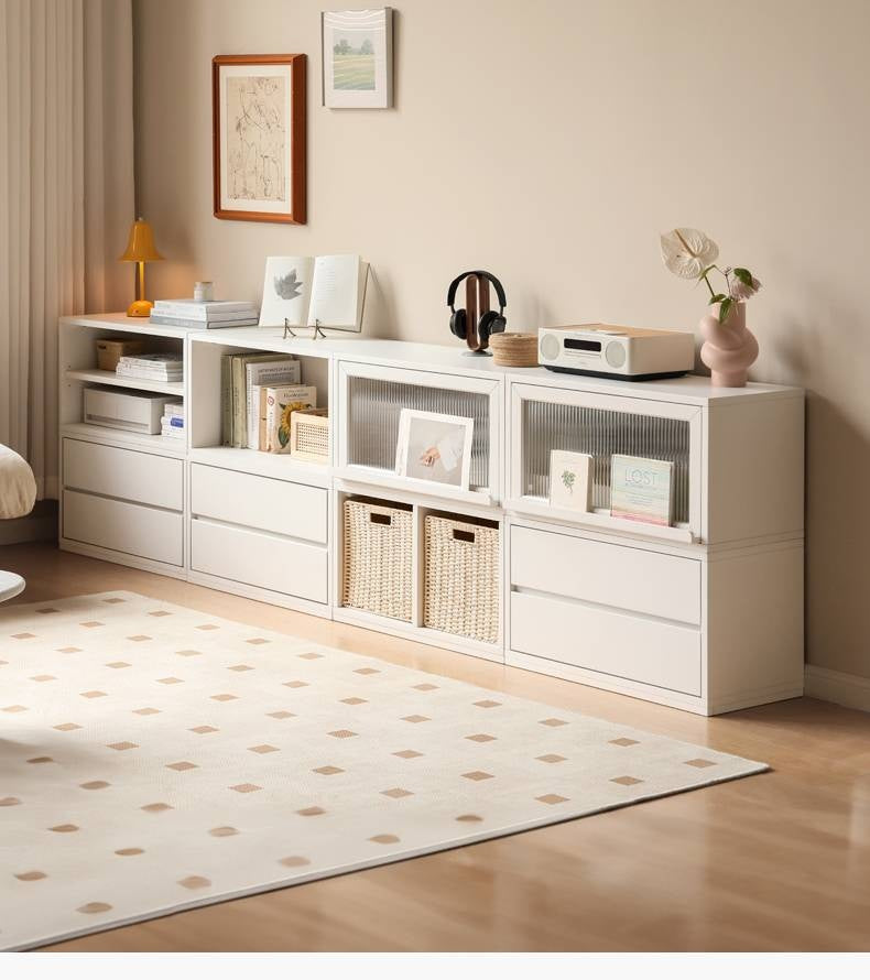 Tulip Tree Solid Wood Combination TV Cabinet
