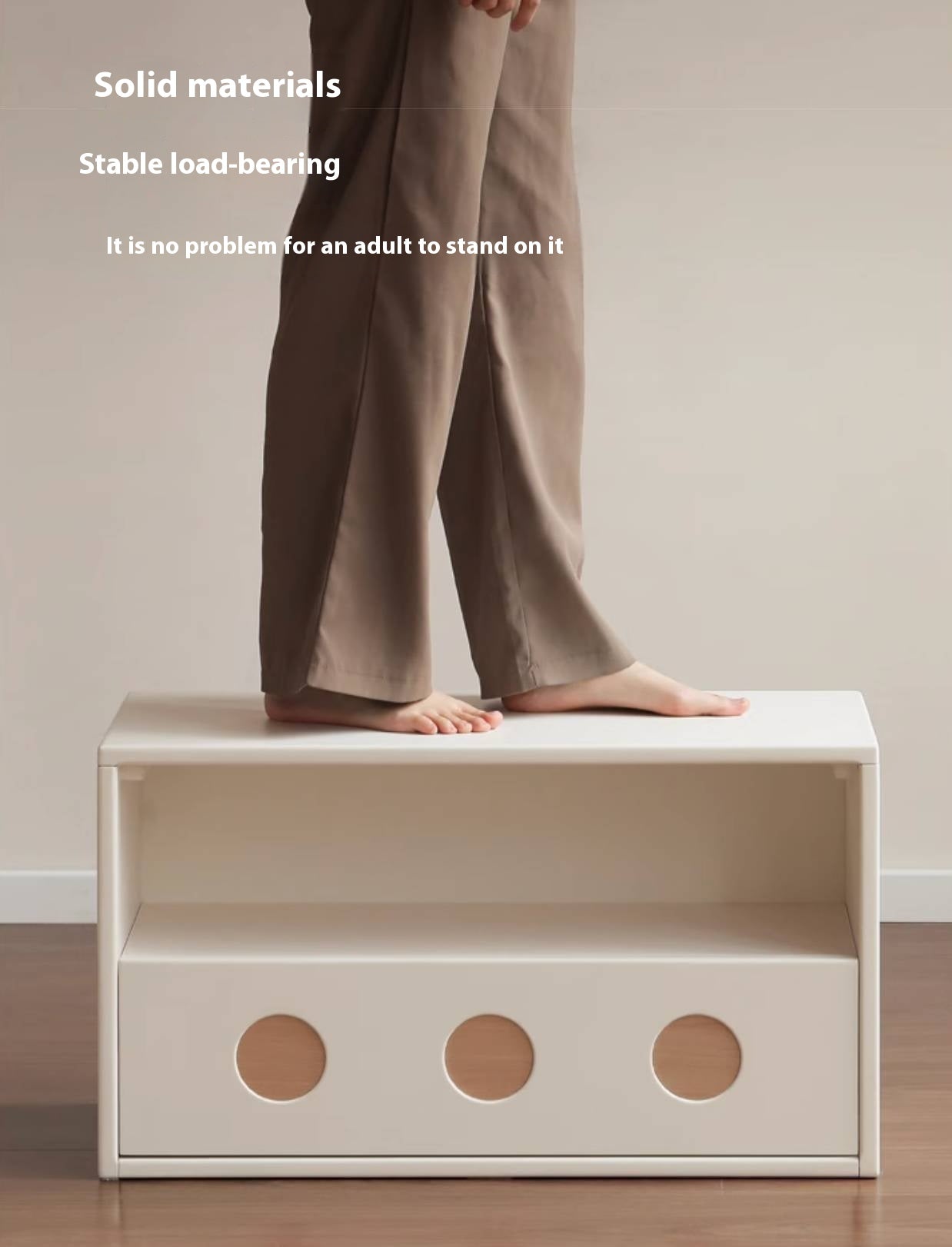 Solid RubberWood Module Combination TV Stand.