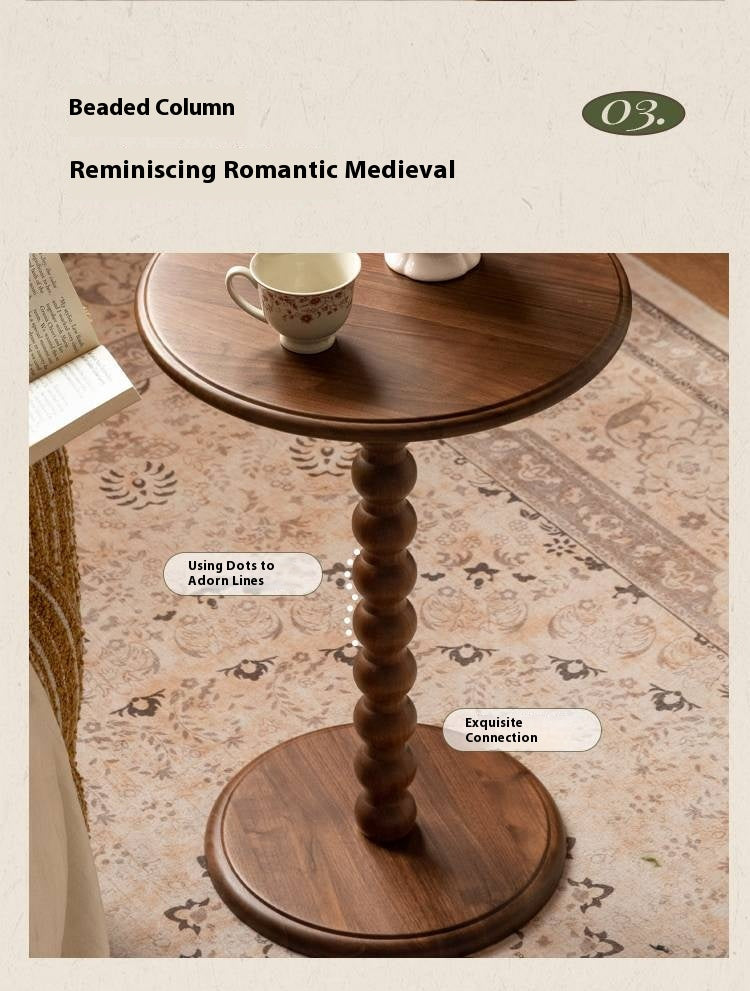 Black Walnut Solid Wood American Retro Style Side Table