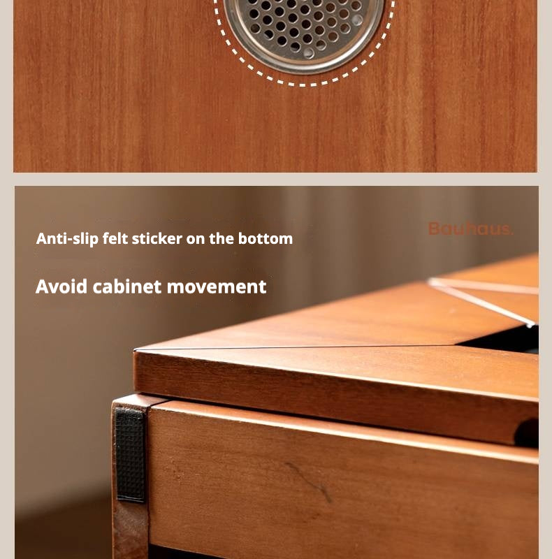 Poplar Solid Wood Ancient Style Module Combination Side Cabinet.