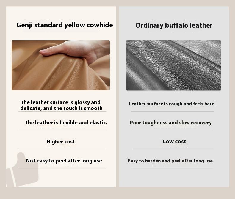 Genuine Leather Italian Style Zero-Wall Electric Recliner Sofa