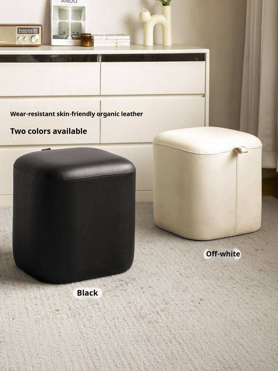 Makeup Stool Organic Leather