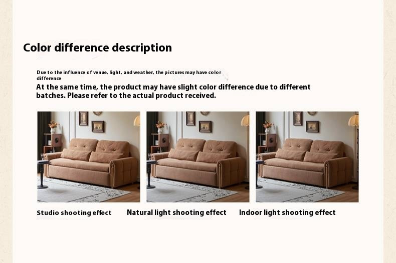 Fabric retractable Sofa Bed