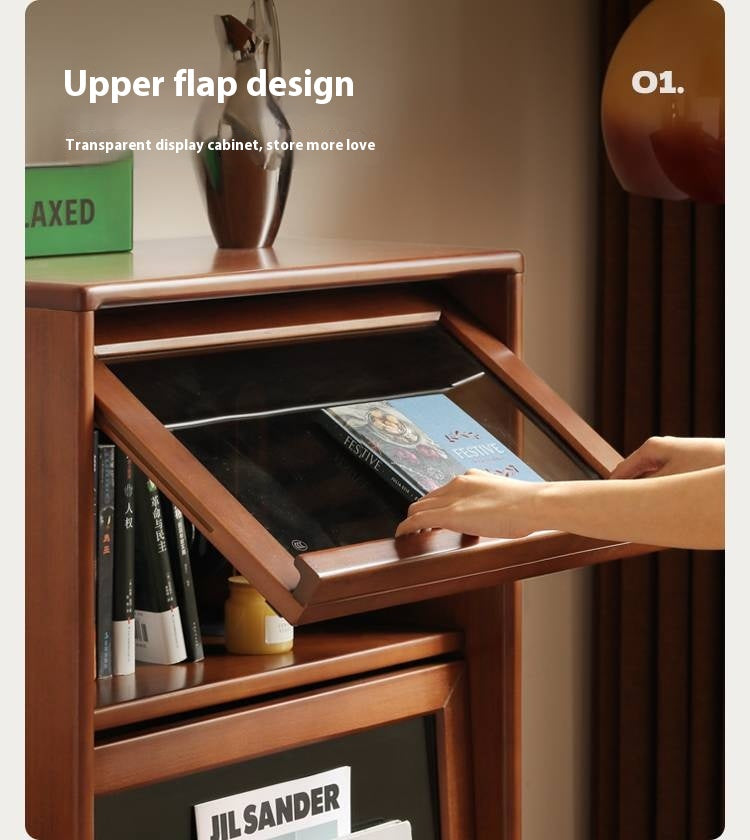 Poplar Solid Wood Ancient Style Side Cabinet.