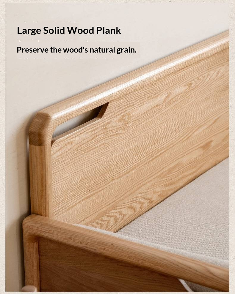 Oak Solid Wood Retractable Multifunctional Box Sofa Bed.