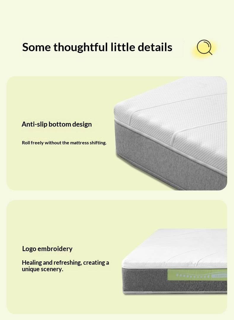 Zero-Glue Mattress Spring Mattress Antibacterial Anti-mite Sponge Mattress Roll-up Simmons Mattress 22 cm