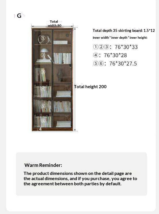Black Walnut, Golden Sandalwood Solid Wood Bookshelf