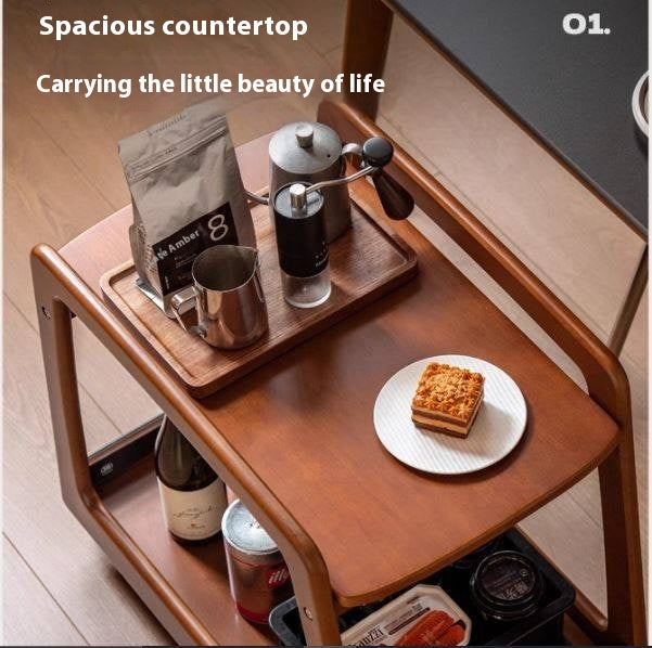 Poplar Solid Wood Antique Style Side Table