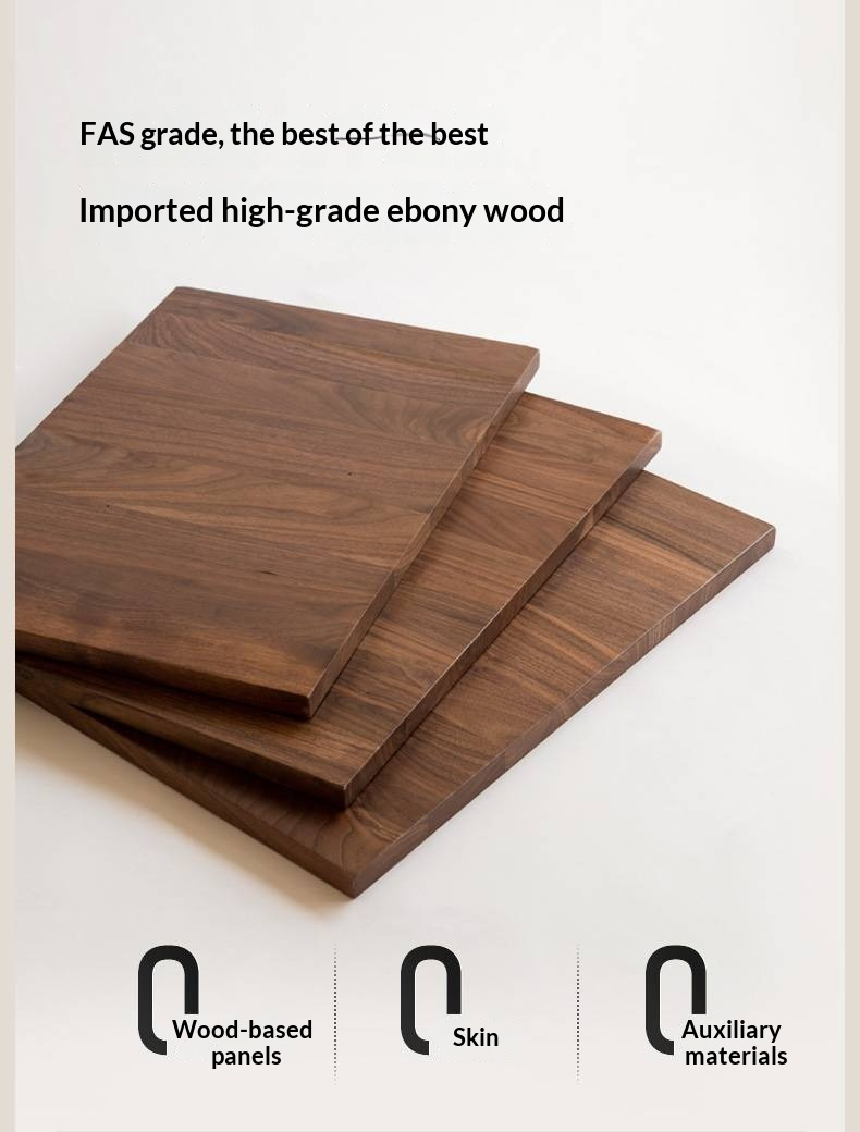 Black Walnut Solid Wood Italian Light Luxury Electric Suspended Box Bed