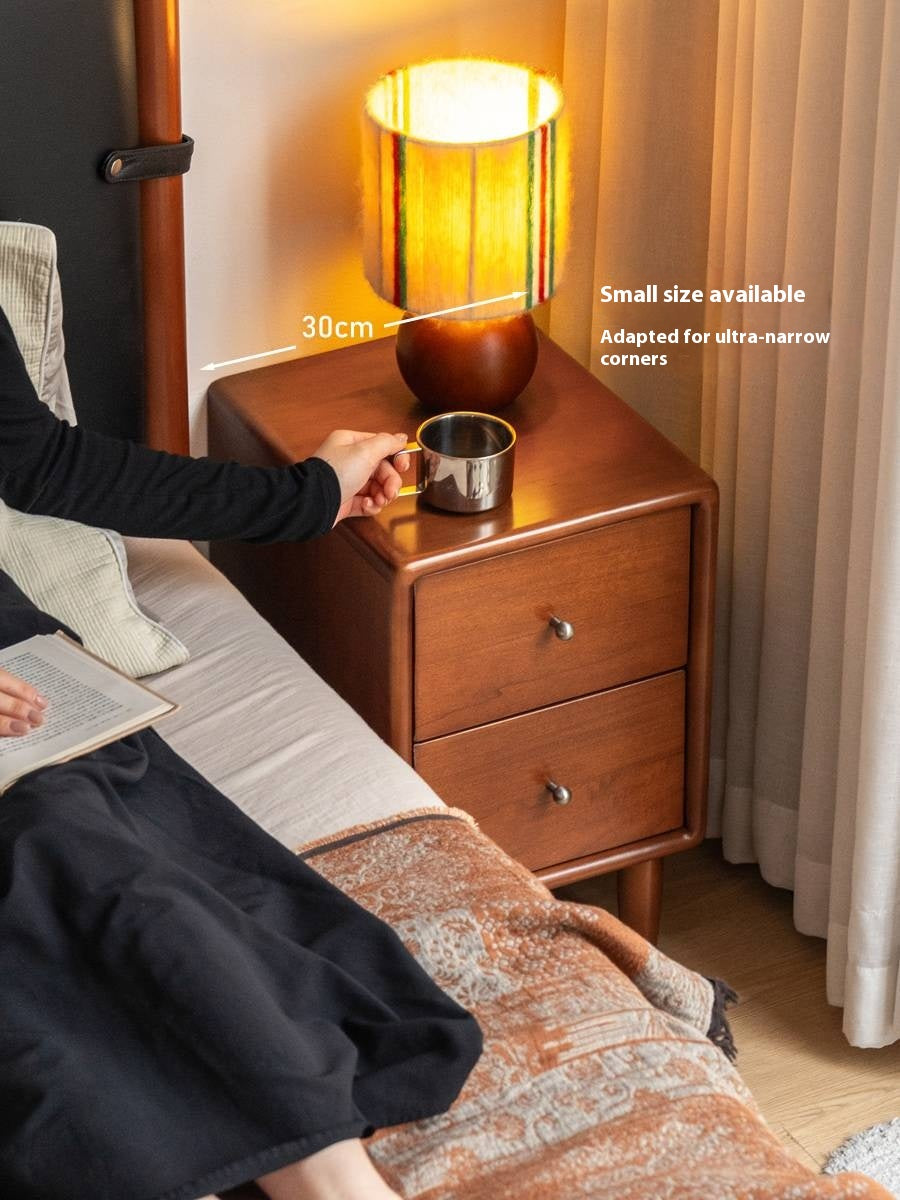 Poplar Solid Wood Antique Style Nightstand.