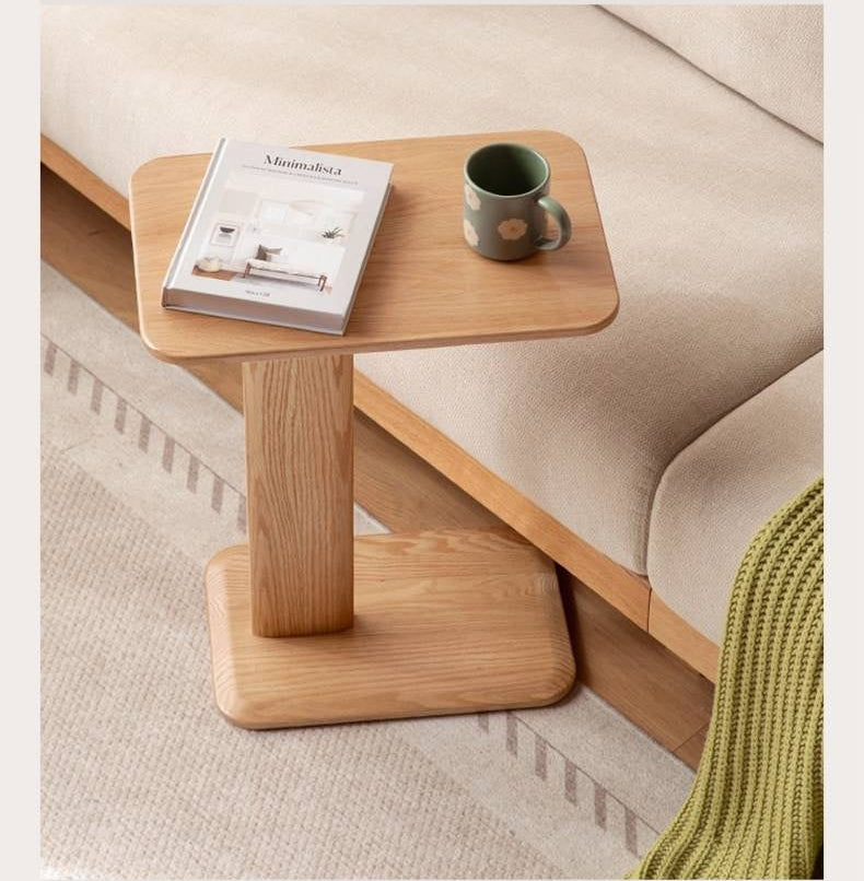 Oak Solid Wood Modern Minimalist Style Side Table