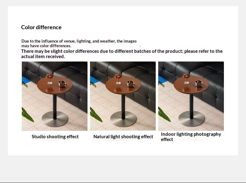 Poplar Solid Wood Vintage Style Adjustable Side Table