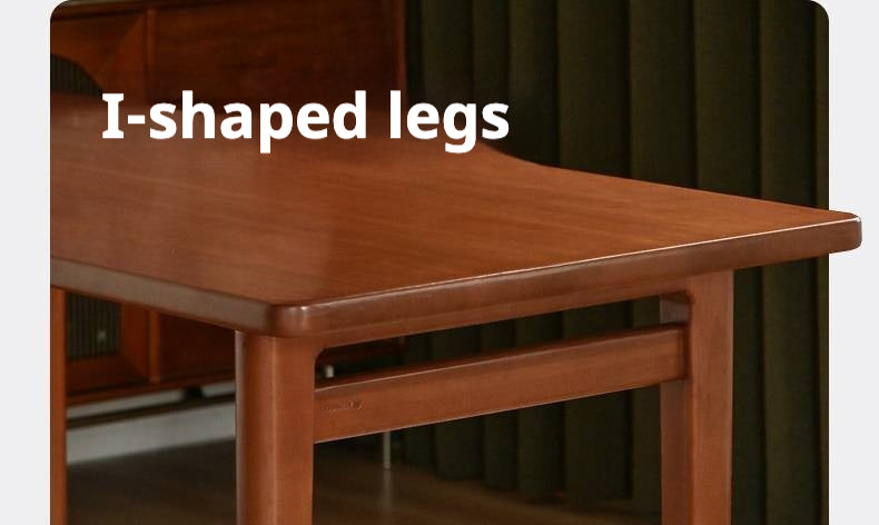 Poplar Solid Wood Medieval Style Large Plate Retro Dining Table